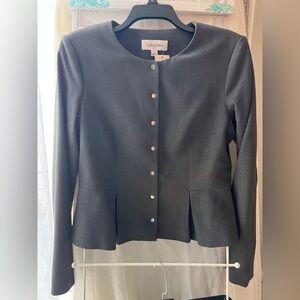 NWT Calvin Klein Charcoal Suit Set